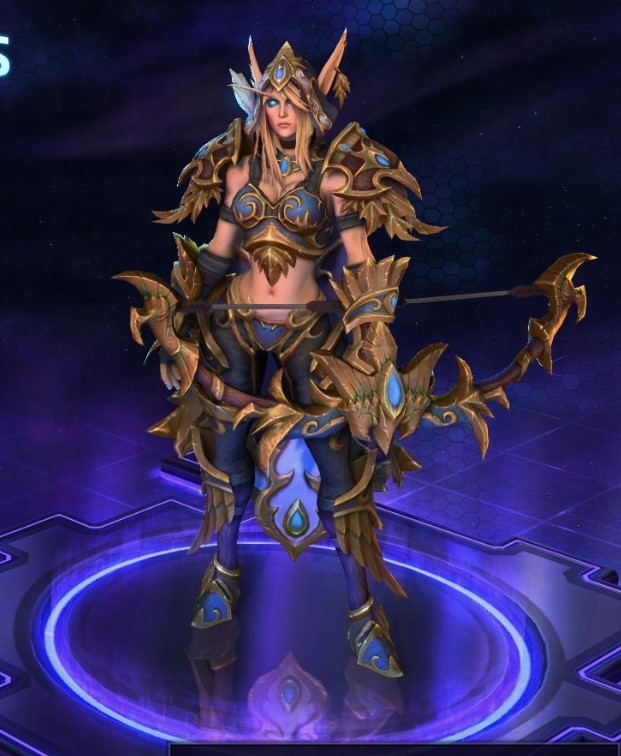 Image showing one of the microtransactions of Sylvanas in Heroes of the Storm