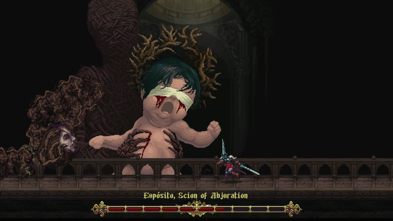 Exposito - one of the bosses of Blasphemous