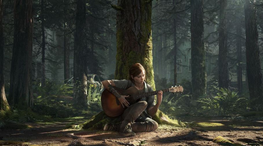 The last of us part 2 Ellie Playing