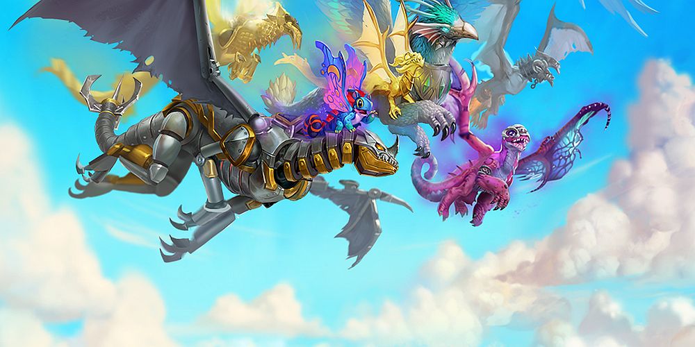 The Dragon Pack, a bundle with dragon-themed mounts and pets