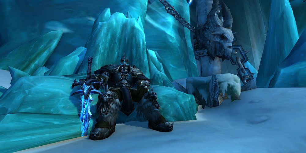 Arthas Lich King frozen throne