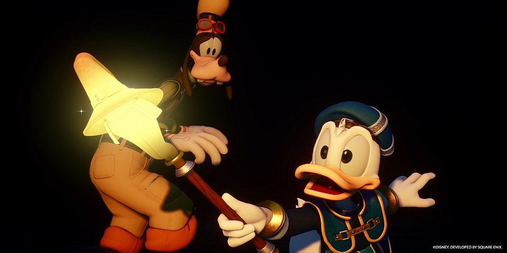 Kingdom Hearts Goofy and Donald Duck