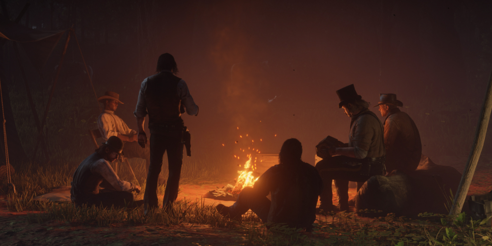 camping in RDR2