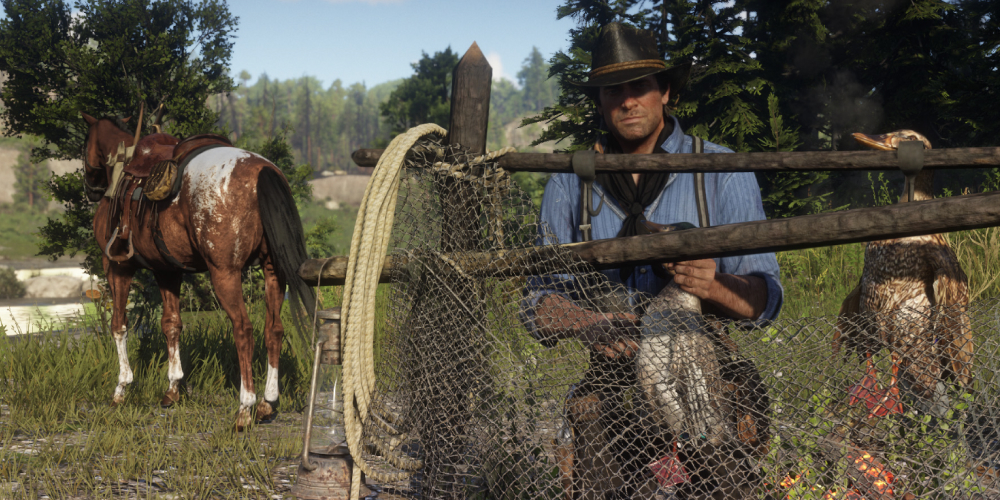 Hunting in Red Dead Redemption