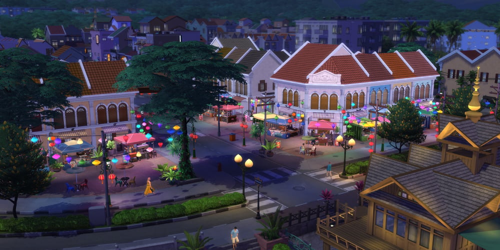 vibrant city of Tomarang, inspired by East Asia