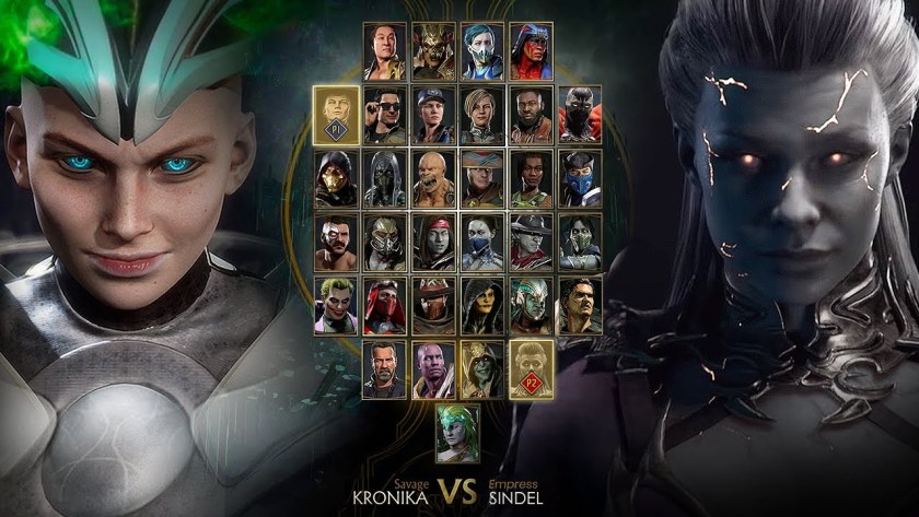 Mortal Kombat 11 character selection screen