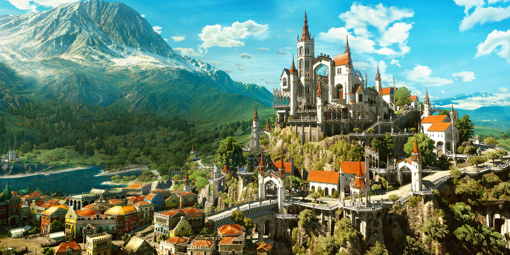 Toussaint from Blood and Wine Witcher 3 expansion. The new DLC called Songs of the Past will have vibe from this area.